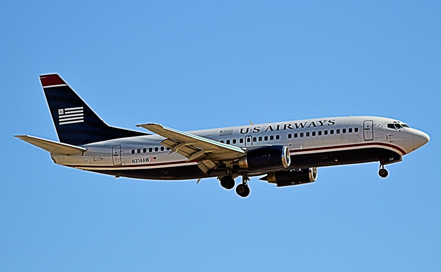 N314AW/N314AW US Airways Boeing 737-3S3 Photo by Warthog1 - AVSpotters.com