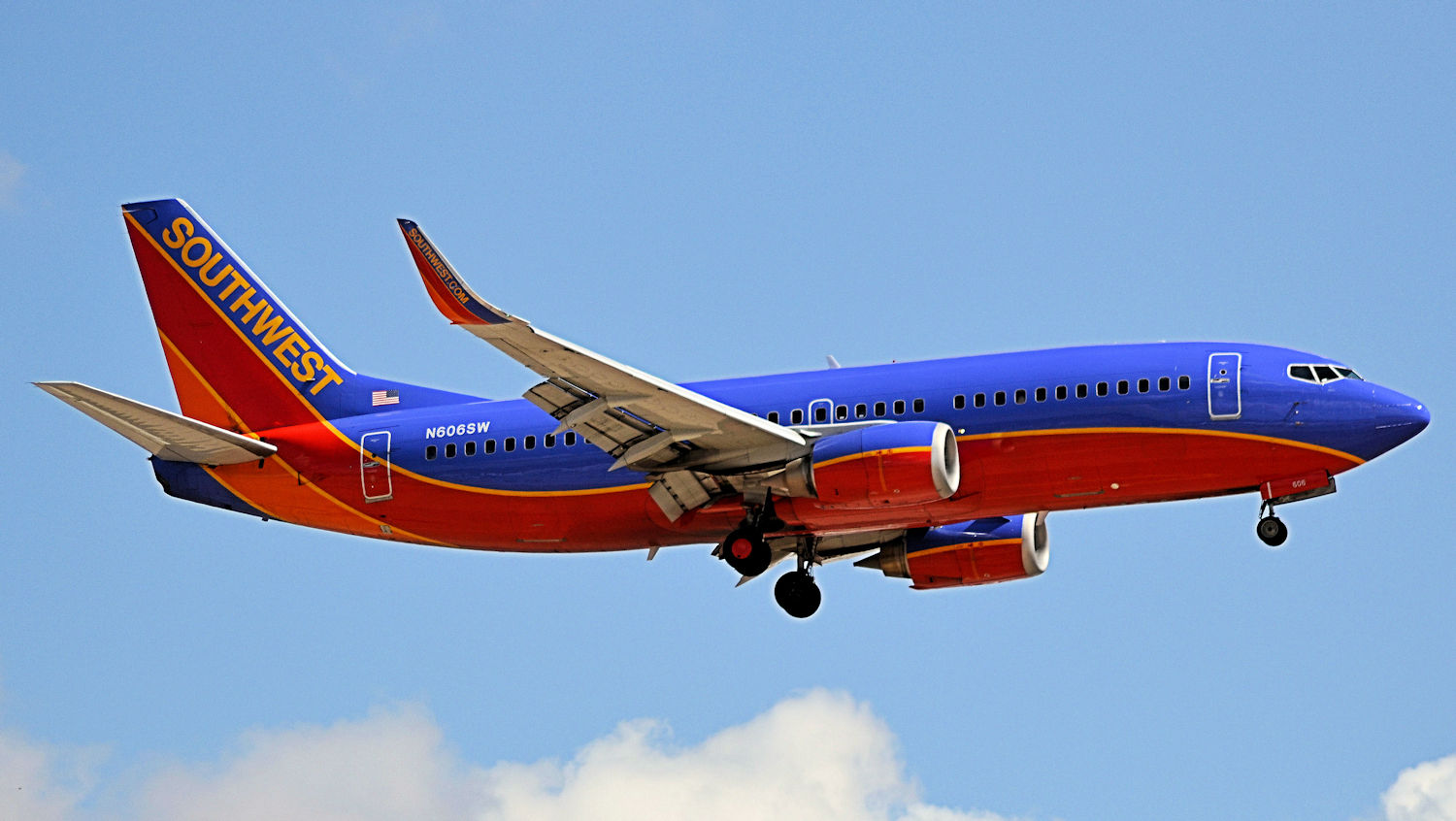 N606SW/N606SW Southwest Airlines Boeing 737-3H4(WL) Photo by Warthog1 - AVSpotters.com