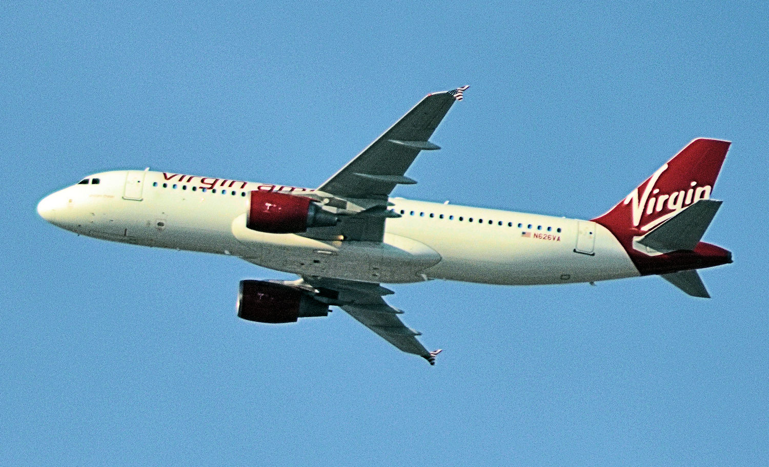 N626VA/N626VA Virgin America Airlines Airbus A320-214 Photo by Warthog1 - AVSpotters.com