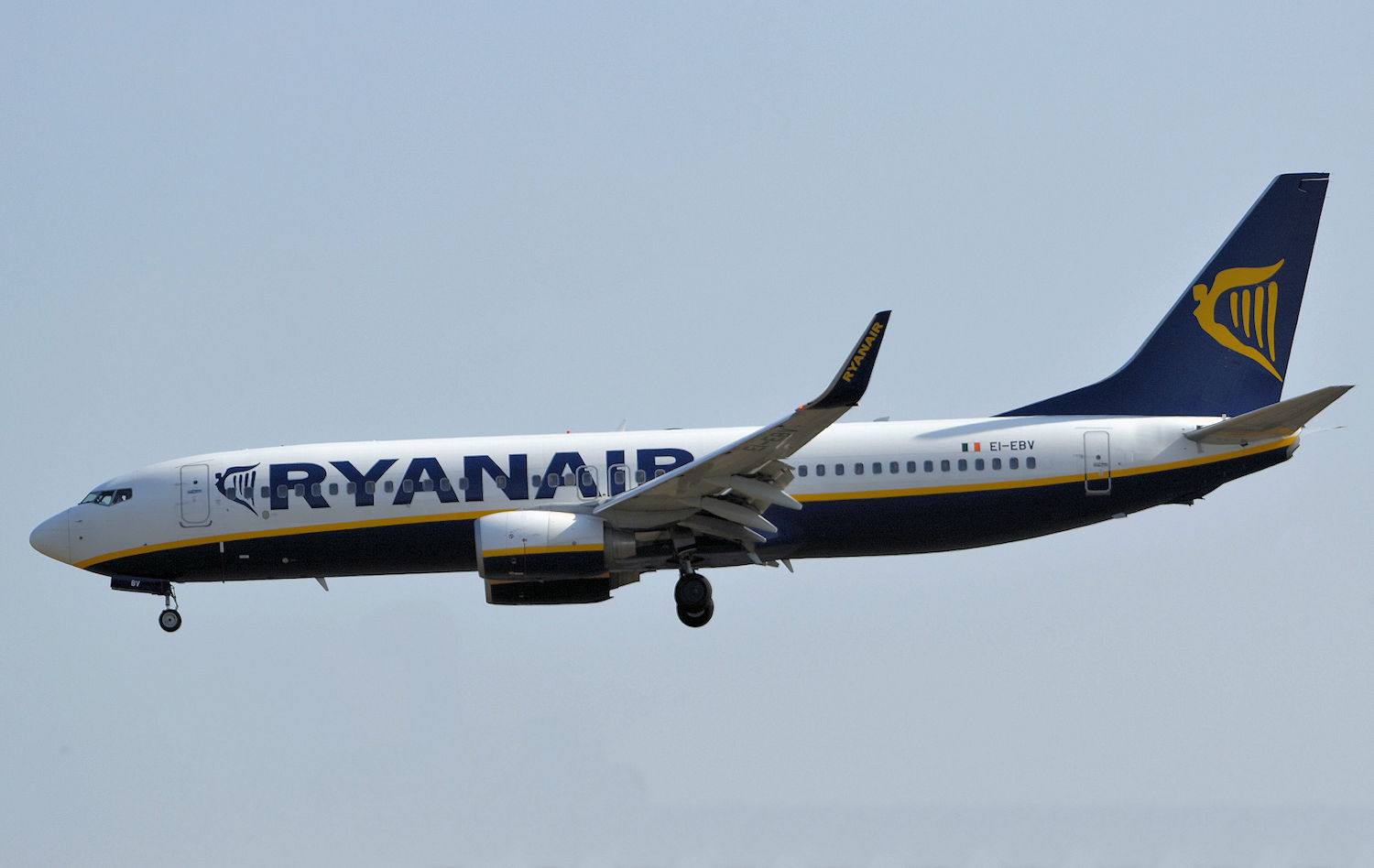EI-EBV/EIEBV Ryanair Boeing 737 NG Airframe Information - AVSpotters.com