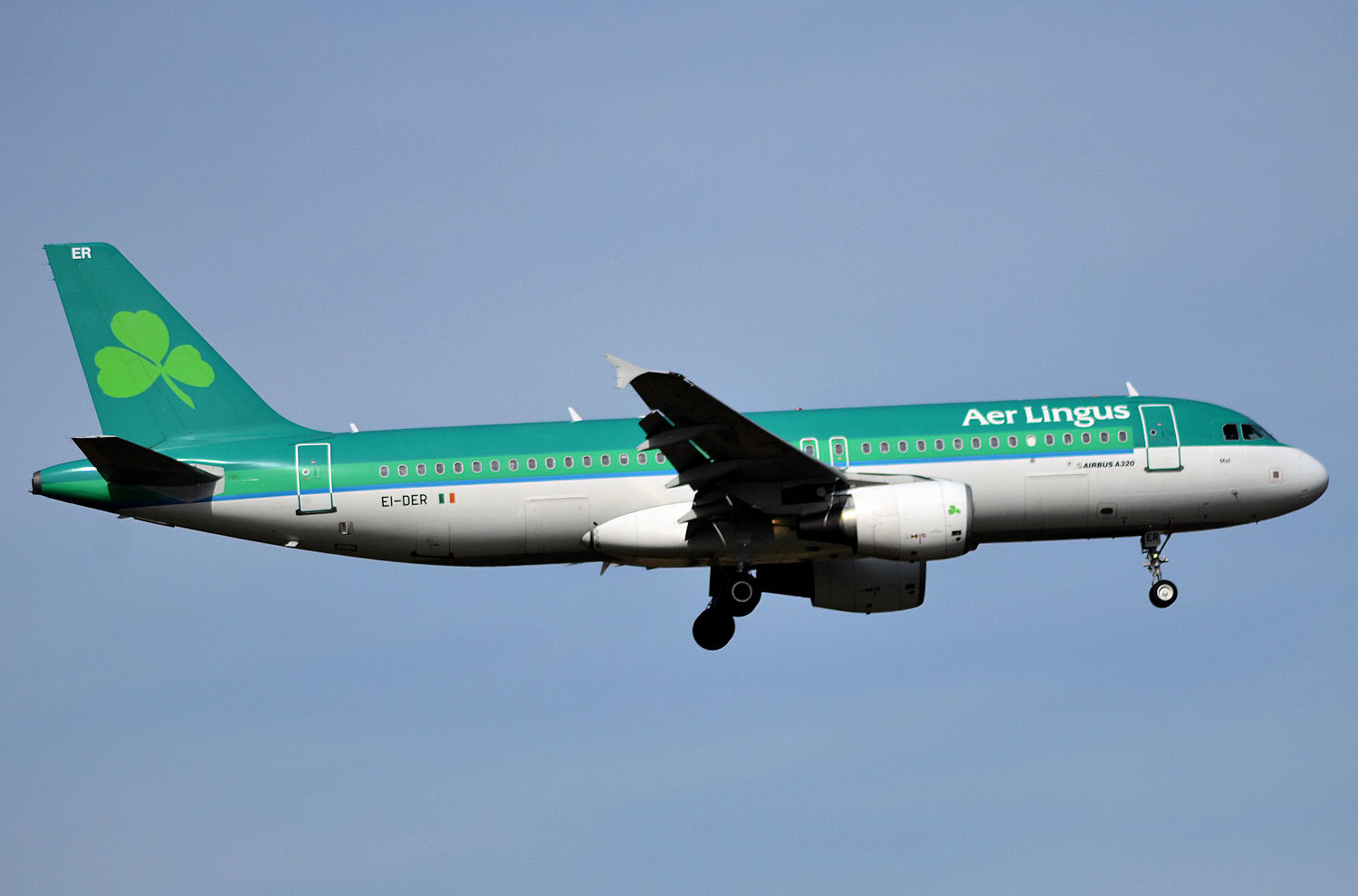 EI-DER/EIDER Aer Lingus Airbus A320 Airframe Information - AVSpotters.com