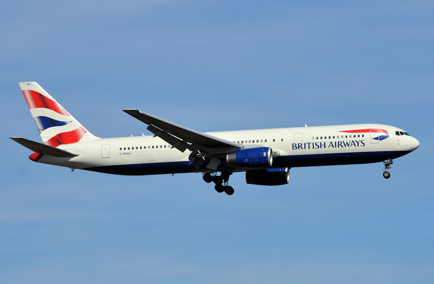 G-BNWU/GBNWU British Airways Boeing 767 Airframe Information - AVSpotters.com