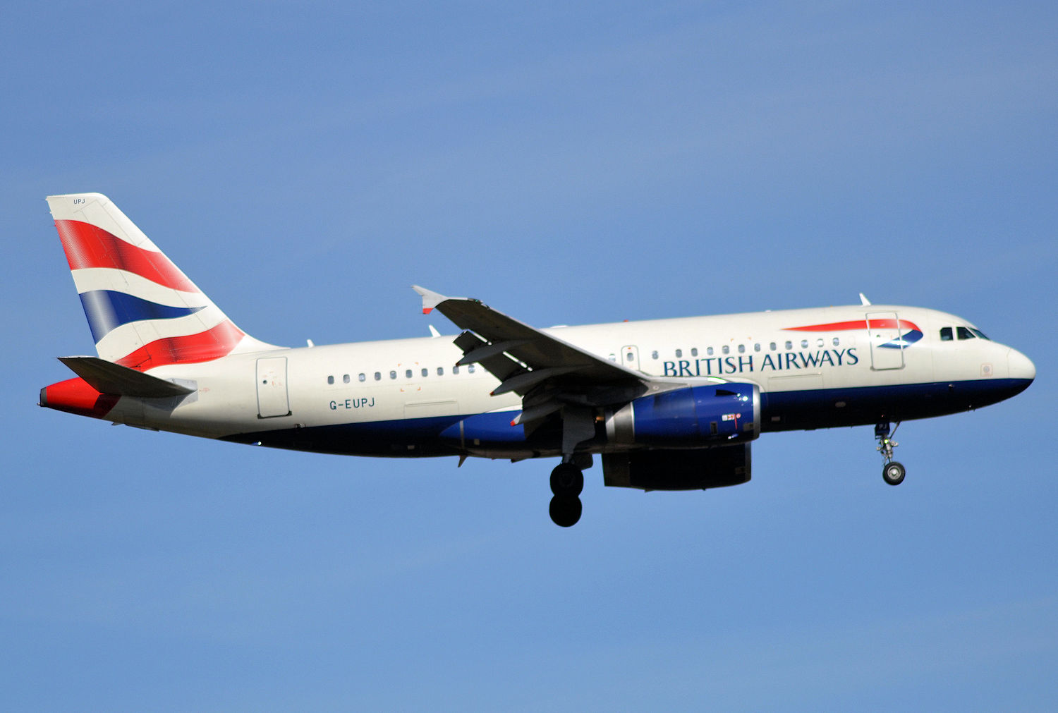 G-EUPJ/GEUPJ British Airways Airbus A319-131 Photo by Warthog1 - AVSpotters.com