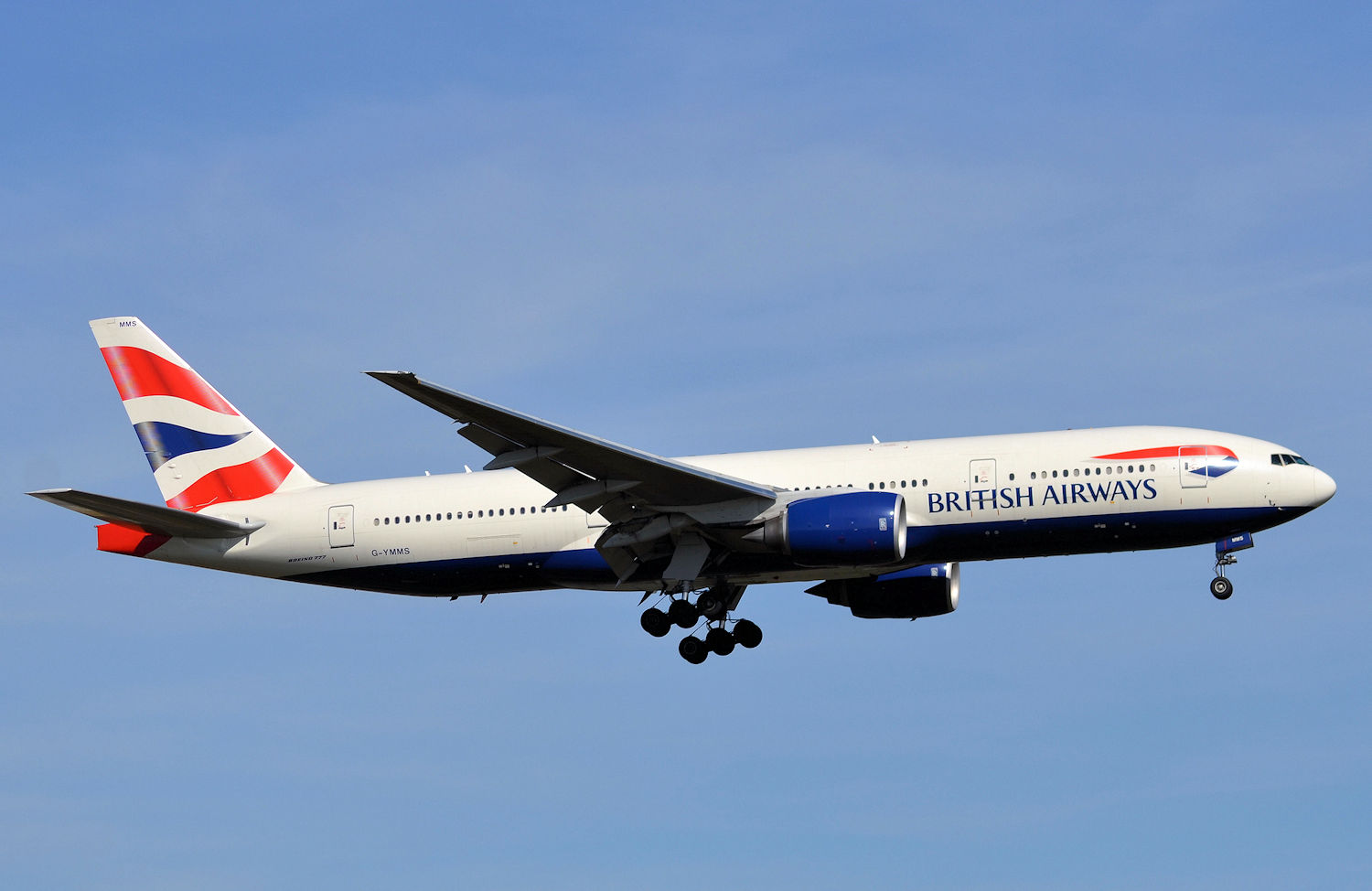 G-YMMS/GYMMS British Airways Boeing 777 Airframe Information - AVSpotters.com