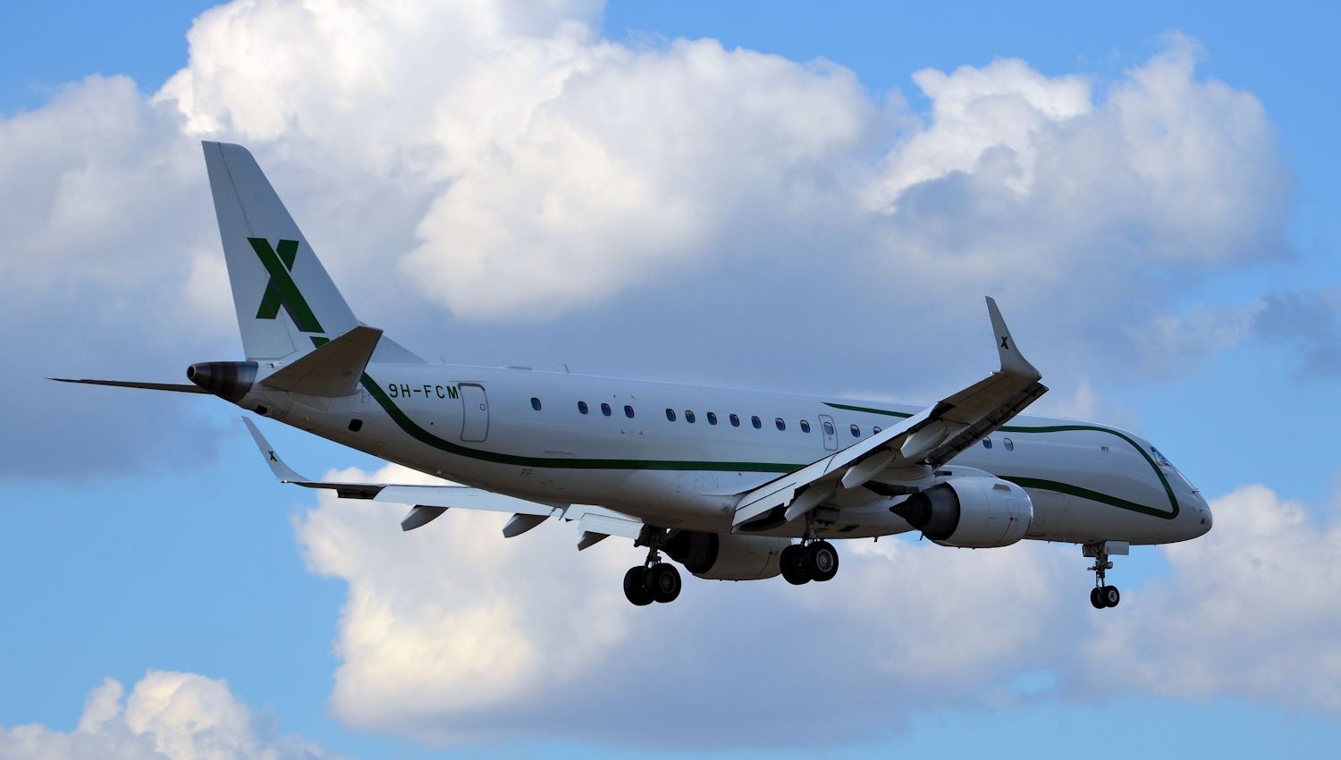 9H-FCM/9HFCM Corporate Embraer ERJ-190ECJ Photo by Warthog1 - AVSpotters.com