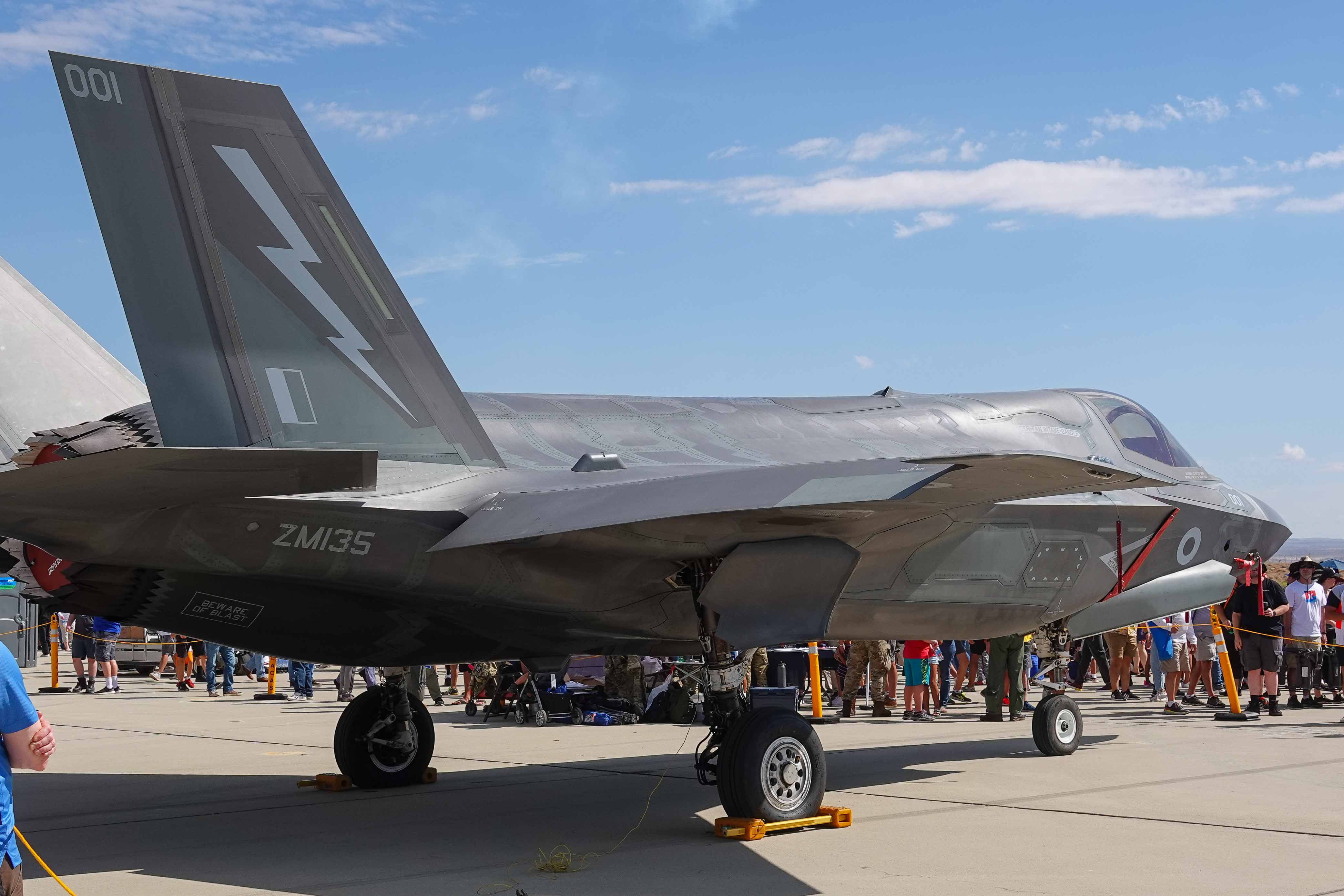 ZM135/ZM135 RAF - Royal Air Force Lockheed Martin F-35B Lightning II Photo by colinw - AVSpotters.com