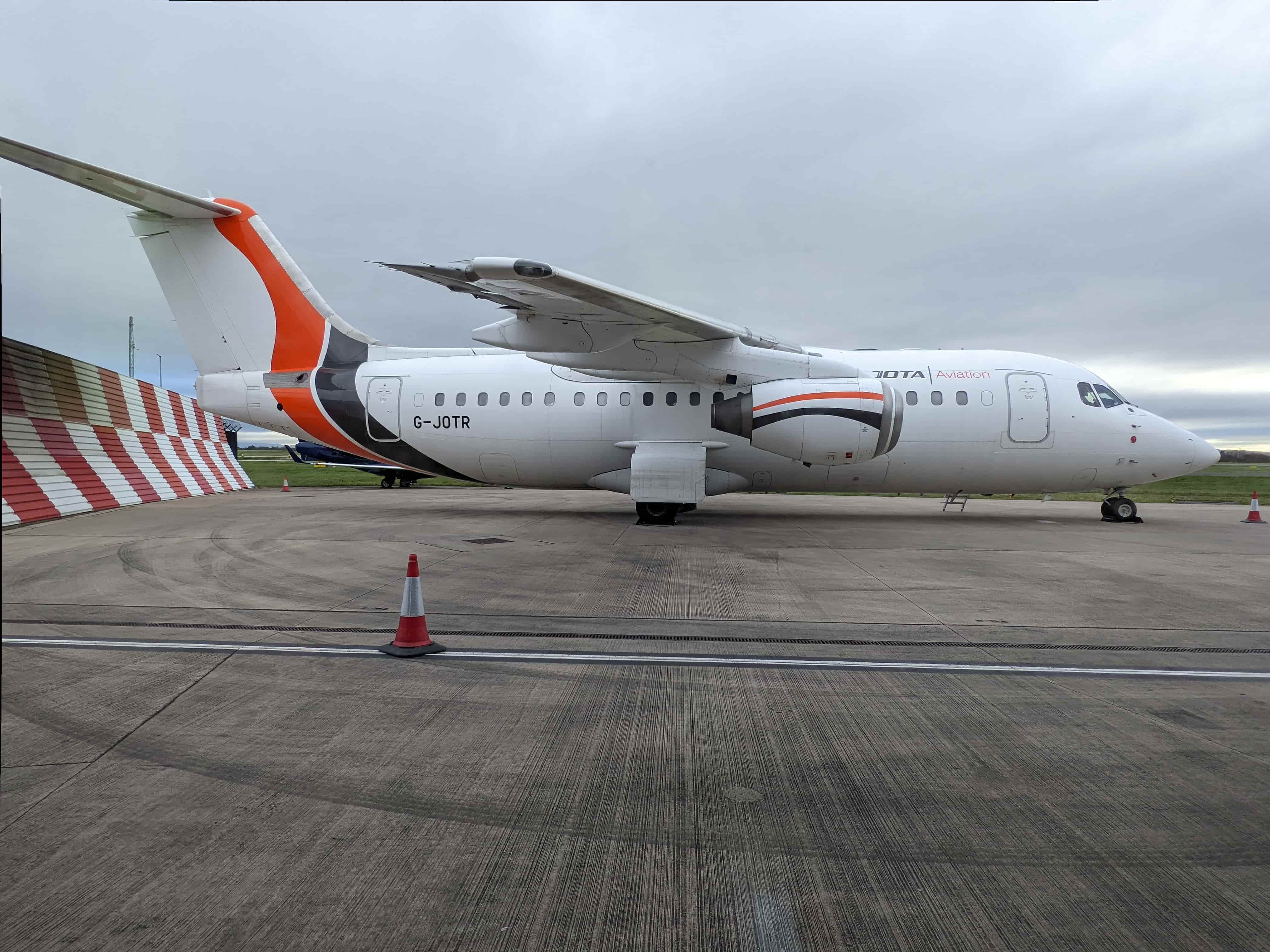 G-JOTR/GJOTR Jota Aviation British Aerospace Avro RJ85 Photo by RJflyer - AVSpotters.com