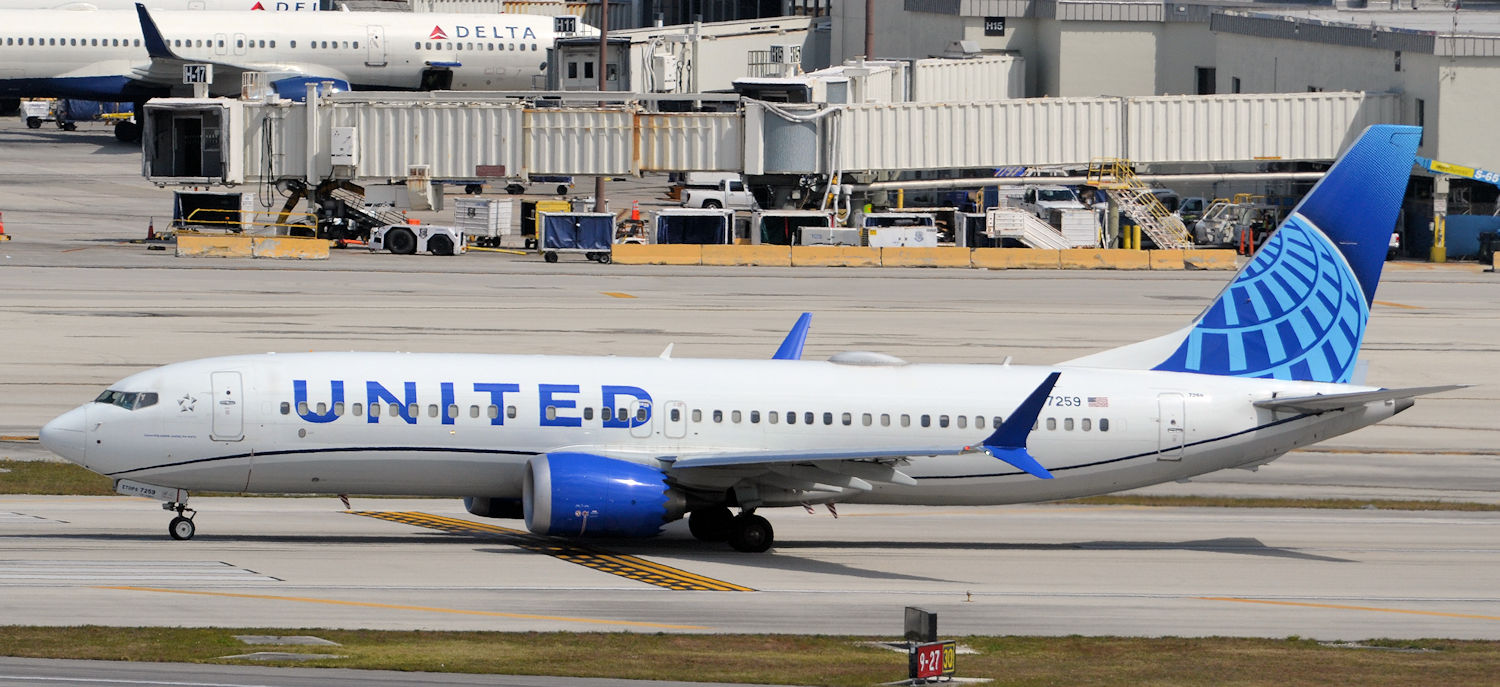 N77259/N77259 United Airlines Boeing 737-MAX8 Photo by Warthog1 - AVSpotters.com