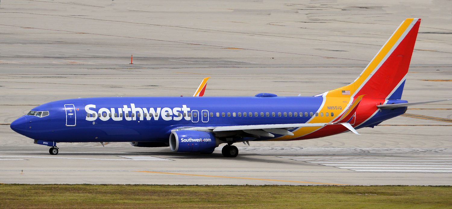 N8551Q/N8551Q Southwest Airlines Boeing 737-800(WL) Photo by Warthog1 - AVSpotters.com