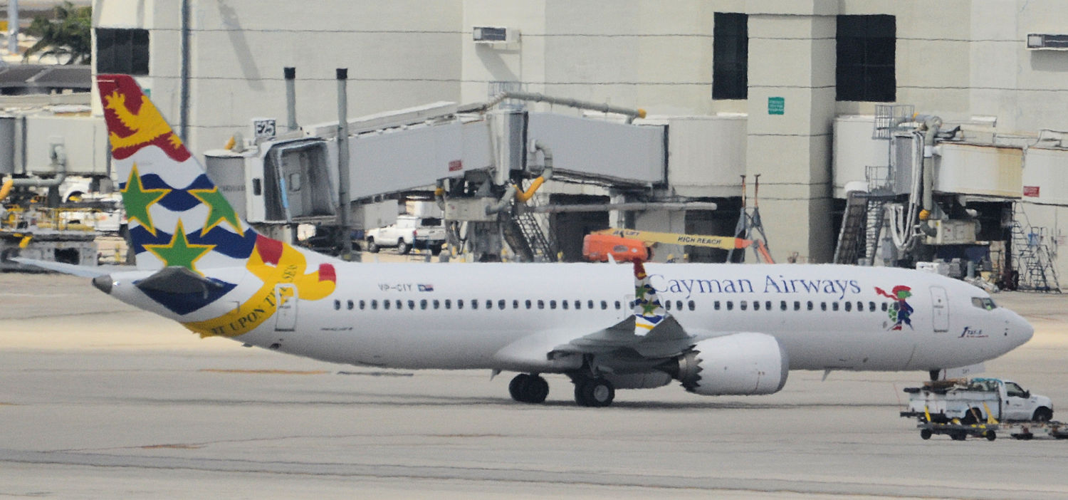 VP-CIY/VPCIY Cayman Airways Boeing 737-MAX8 Photo by Warthog1 - AVSpotters.com