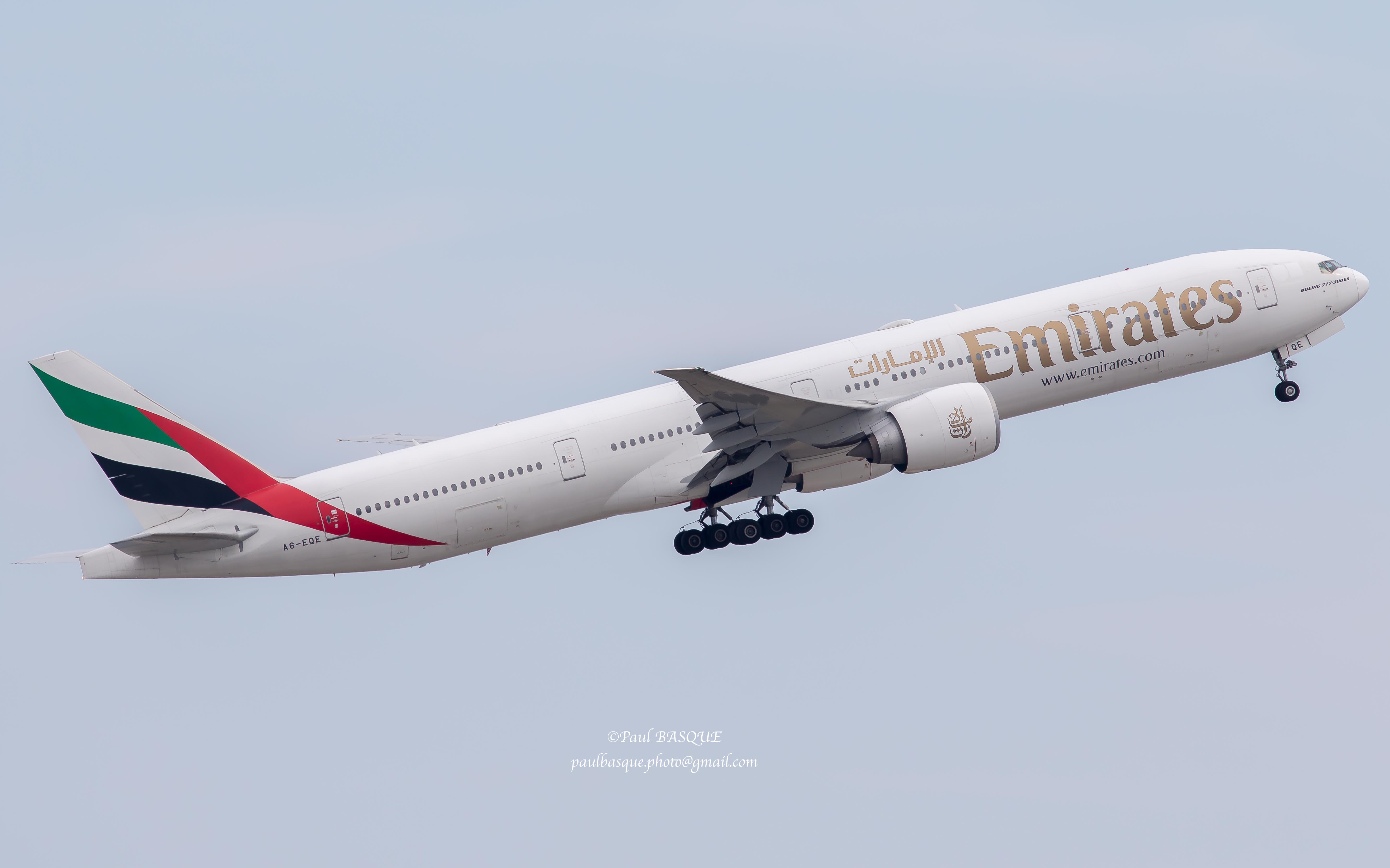 A6-EQE/A6EQE Emirates Airlines Boeing 777-300ER Photo by Erazkiel - AVSpotters.com