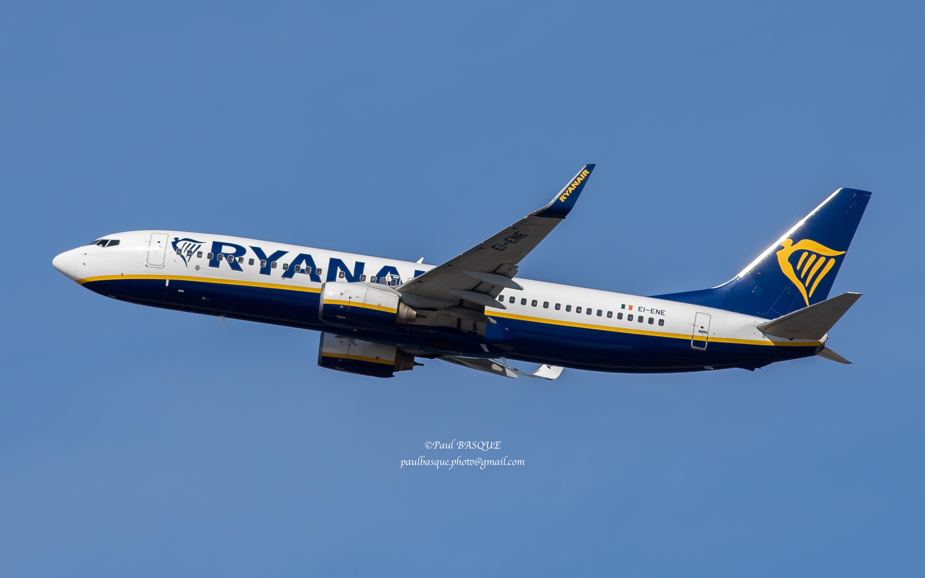 EI-ENE/EIENE Ryanair Boeing 737-8AS(WL) Photo by Erazkiel - AVSpotters.com