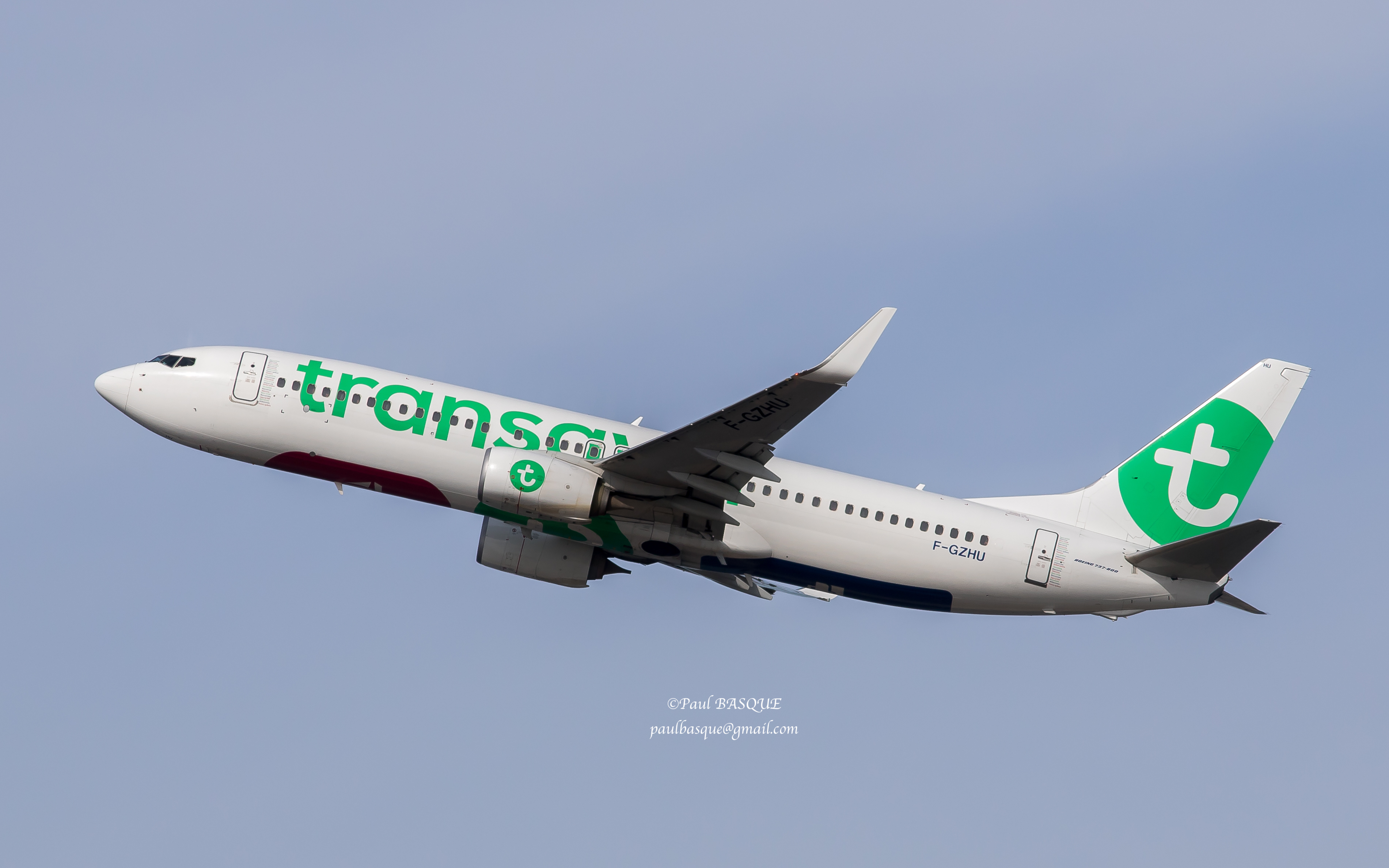 F-GZHU/FGZHU Transavia France Boeing 737-8K2(WL) Photo by Erazkiel - AVSpotters.com