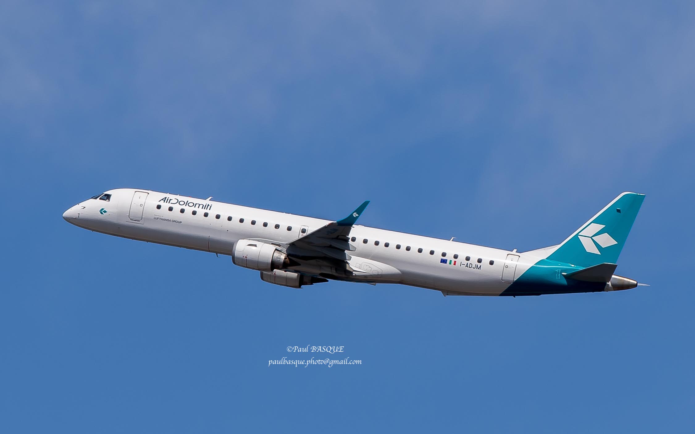 I-ADJM/IADJM Air Dolomiti Embraer ERJ-195LR Photo by Erazkiel - AVSpotters.com