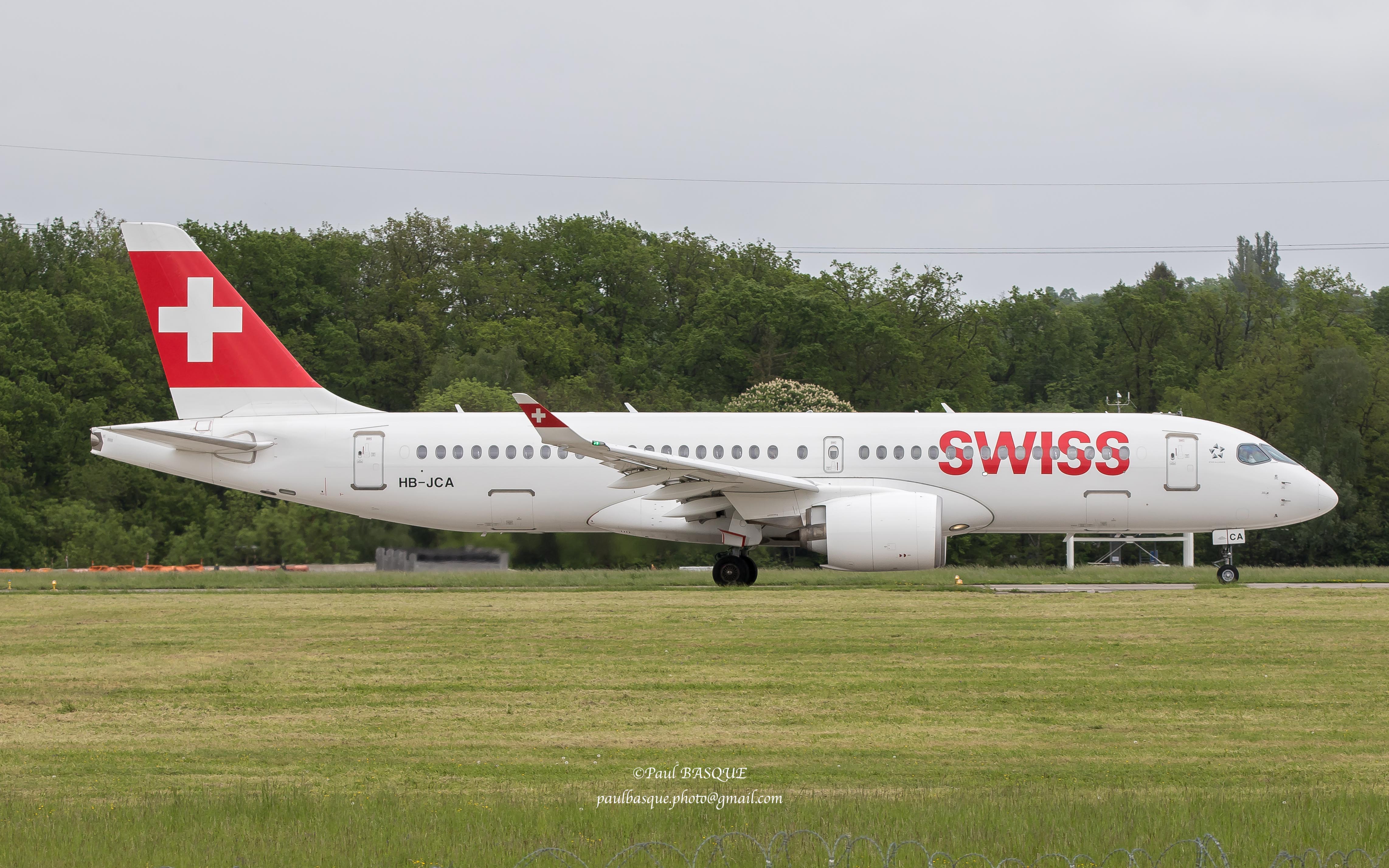 HB-JCA/HBJCA Swiss International Air Lines Bombardier CS300 Photo by Erazkiel - AVSpotters.com