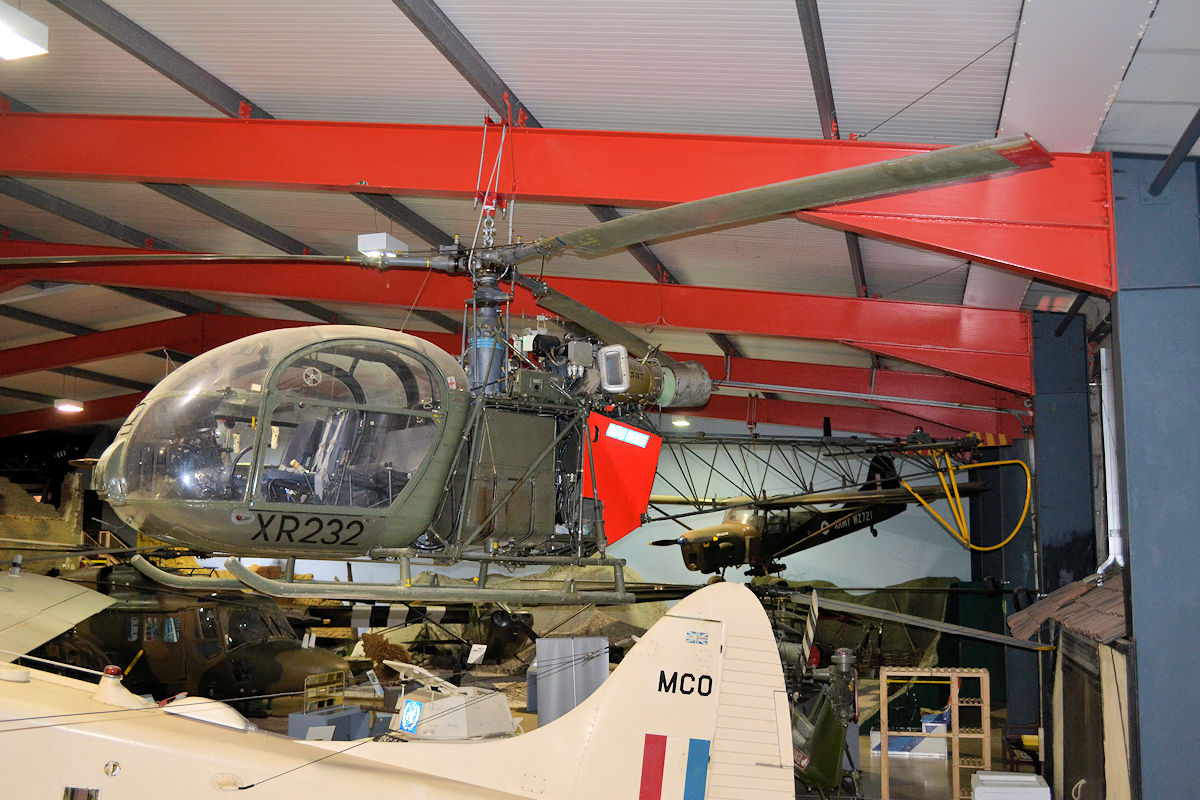XR232/XR232 Preserved Sud Aviation Alouette II Airframe Information - AVSpotters.com