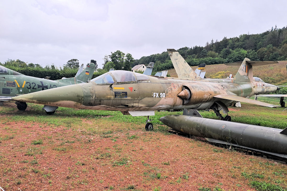 FX90/FX90 Preserved Lockheed F-104 Starfighter Airframe Information - AVSpotters.com