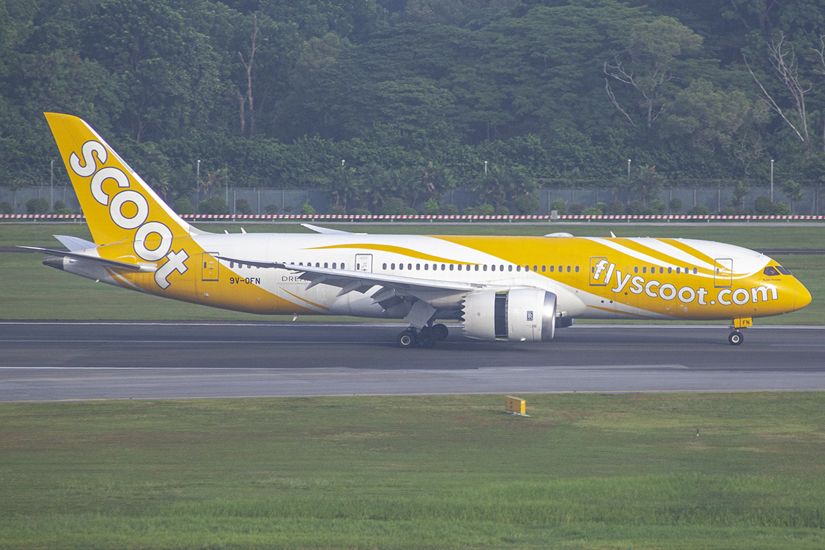 9V-OFN/9VOFN Scoot Boeing 787 Airframe Information - AVSpotters.com