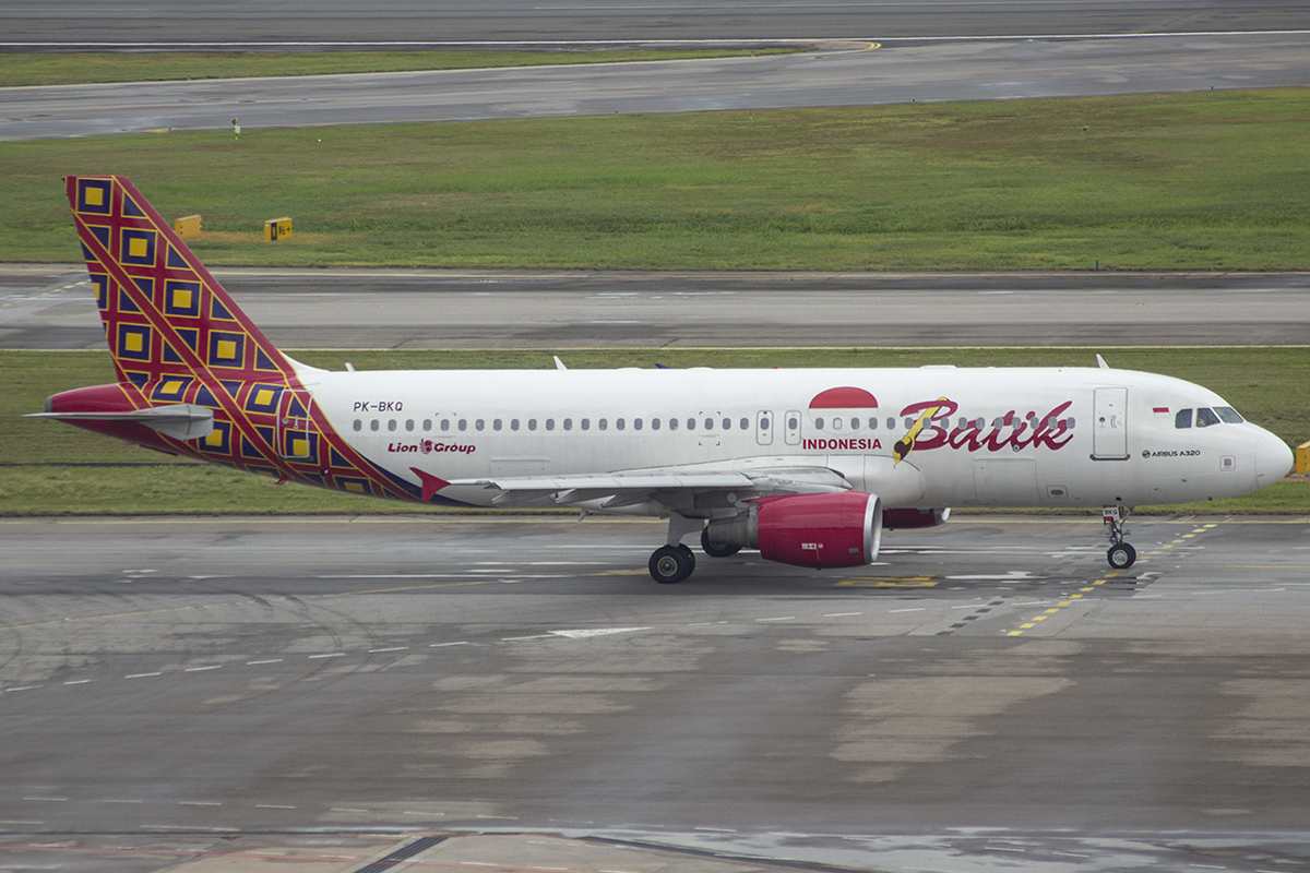 PK-BKQ/PKBKQ Batik Air Airbus A320 Airframe Information - AVSpotters.com